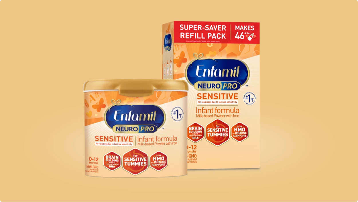 Línea de productos Enfamil® Sensitive