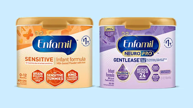 Enfamil Sensitive vs. Enfamil Gentlease formulas